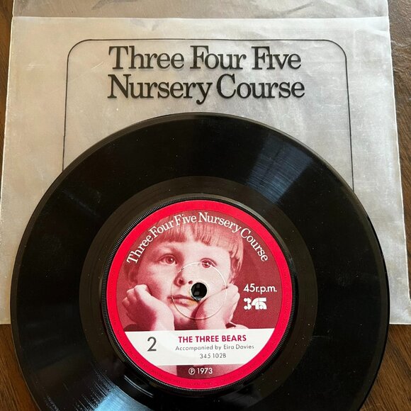 Three Four Five Nursery Course ~ Marching & The Three bears  45 rpm No. 2 1973 - Picture 1 of 5